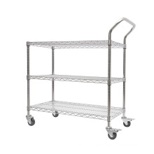 wire shelf multi-functional chrome-plated wire metal shelf